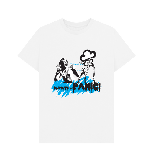 White Printed T-shirt Front